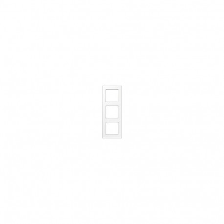 "Jung A5583BFWW Rahmen 3f. bruchsicher f.waager. u.senkr.komb."