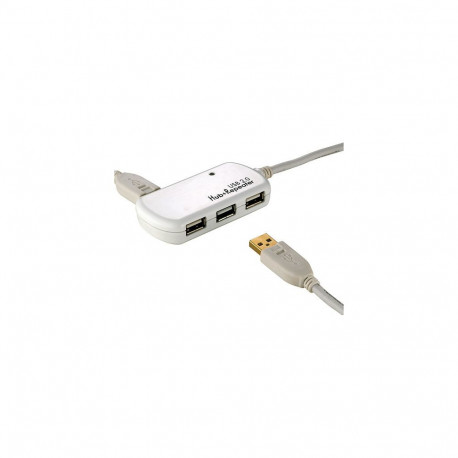 ROLINE USB 2.0 4-pordiline jaotur kordajaga 12m