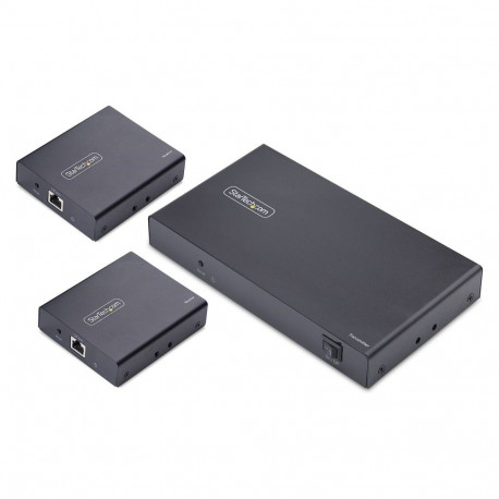 "StarTech 4-Port HDMI Extender und Splitter uber CAT6 4K 60Hz bis 70m Lnge 1x4 HDMI uber Netzwerkkab