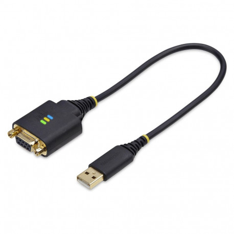 "1ft/30cm USB to Null Modem Serial Adapter Cable, FTDI, RS232 - Cable USB / serial - USB to DB-9 - 3