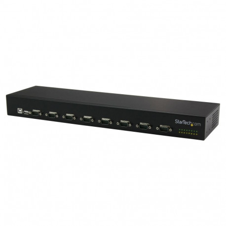"StarTech 8 Port USB auf Seriell Adapter Hub - USB auf RS232 Port Adapter mit Daisy Chain - Rackmont