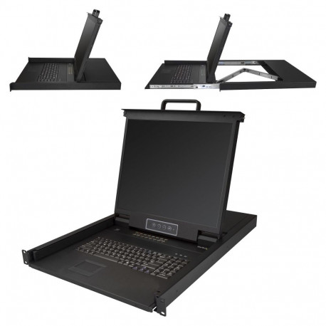 "StarTech 1 HE 16 Port KVM Konsole fr Server Racks - 48,26CM 19Zoll"