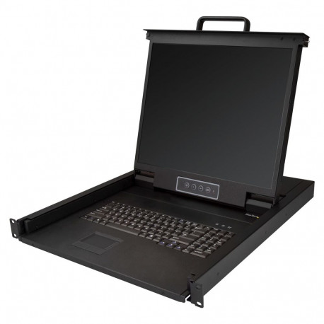 StarTech 1U ühe pordiga KVM-konsool serveriraamile 48,26cm 19-tolline