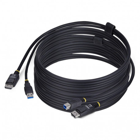 "StarTech 10ft (3m) DisplayPort and USB 5Gbps KVM Cable - Tastatur- / Video- / Maus- (KVM-)"