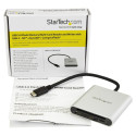 "StarTech USB 3.0 Flash Memory Multi-Card Reader / Writer with USB-C - SD microSD CompactFlash"