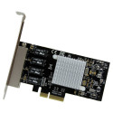 "StarTech 4 Port Gigabit Ethernet PCI Express Network Card - Intel"