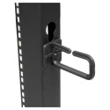 "StarTech 12U Adjustable Depth Open Frame 4 Post Server Rack w/ Casters / Levelers and Cable Managem