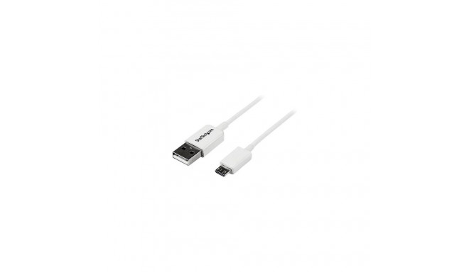 "StarTech 2m White Micro USB Cable - A to Micro B"