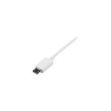 "StarTech 2m White Micro USB Cable - A to Micro B"