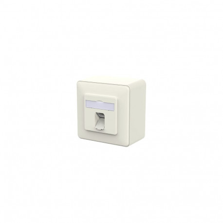 "METZ CONNECT Anschlussdose E-DAT C6A LSA++ 1 Port AP reinwei"