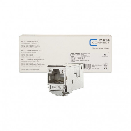 "METZ CONNECT E-DAT modul Cat.6A 8(8) Buchse T568A (VPE 12)"