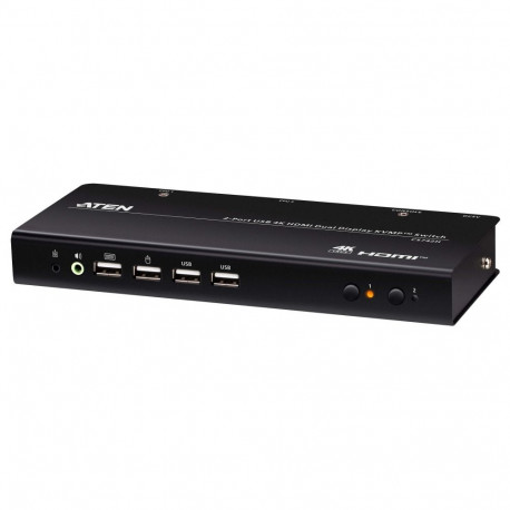 "ATEN CS742H 2 Port USB 4K HDMI Dual Display KVM Switch"