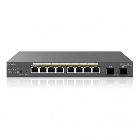 "Engenius Switch 8-port GbE PoE.af/at(+) 130W, 2xSFP"