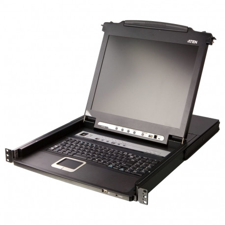 ATEN CL5708MW 43cm lai LCD KVM-lüliti, USB-PS/2, VGA, 8 porti, UK-paigutus