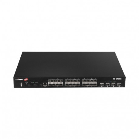 "Edimax 28-Port Gigabit SFP L2+ Managed Switch mit 4 10GbE SFP+-Ports"