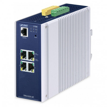 "PLANET Industrial L2+ 4-Port Managed TSN Ethernet Switch TS"
