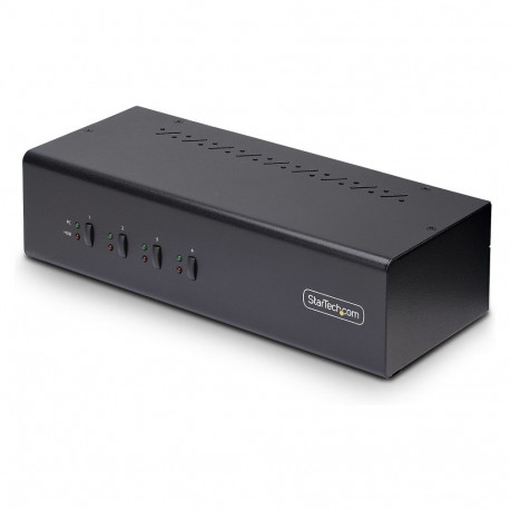 STARTECH.COM 4-pordiline kahe monitoriga DisplayPort KVM-lüliti 4K 60Hz 2x USB 3.0 2x USB 2.0 kiirkl