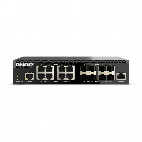 QNAP QSW-M3216R-8S8T 10 GbE 16-pordiline hallatav võrgulüliti