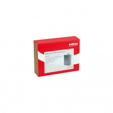"ROLINE Industrie Switch, 6x RJ-45, 2x ST, unmanaged"