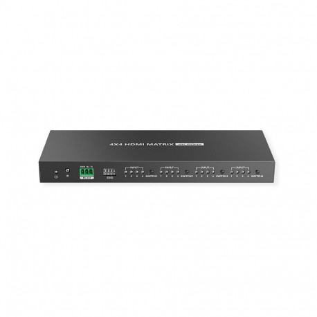 VALUE 4K HDMI maatrikslüliti, 4 x 4, kaugjuhtimispuldiga