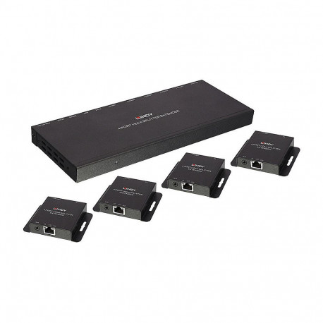 Lindy HDMI ja IR Cat6 Loop Out 4 Port 50m pikendi ja jagaja