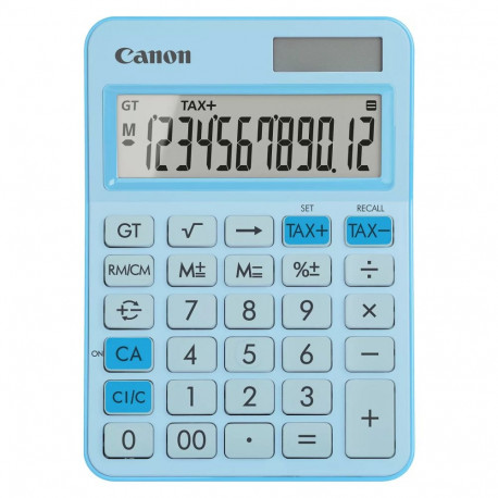 "Canon Tischrechner LS-125KB-PBL pastellblau"