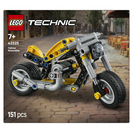 "LEGO 42225 Technic Gelbes Motorrad"