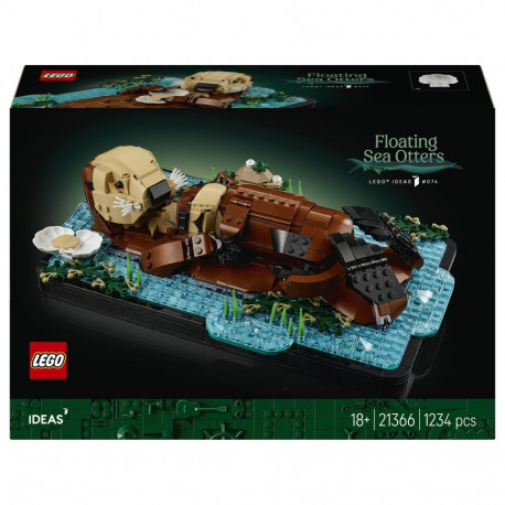 LEGO 21366 Ideas ujuvad saarmad