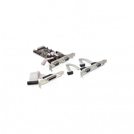 DeLock PCIe 4x jada- ja 1x paralleelporti