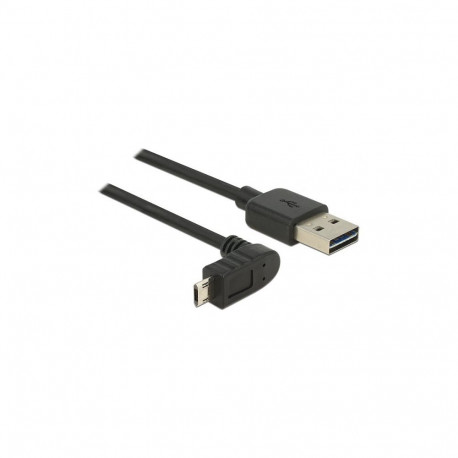 Delock 83857 must USB-kaabel 3 m USB A Micro-USB B