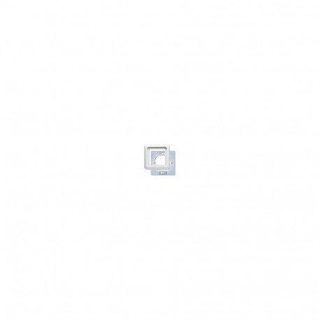 "Jung CD 681 WU WW UP/WD-Abdeckrahmen 1f mit Dichtflansch"