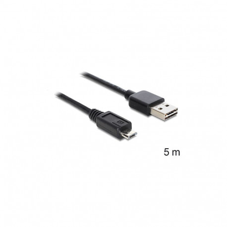 Delock EASY USB 2.0-A > Micro-B kaabel 5 m