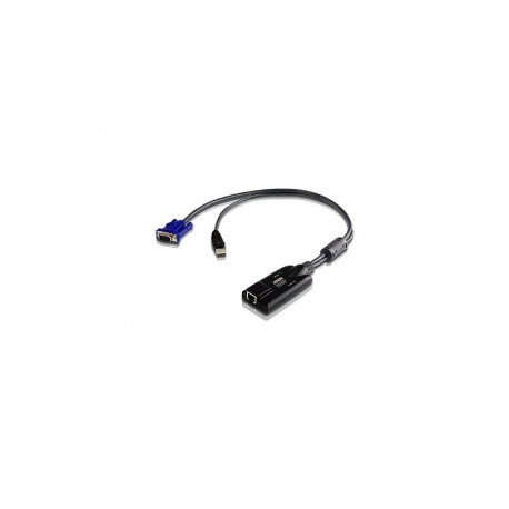 KVM moodulid ja tarvikud USB-VGA Cat5e/6 adapterkaabel (CPU-moodul) virtuaalmeedia toega ATEN