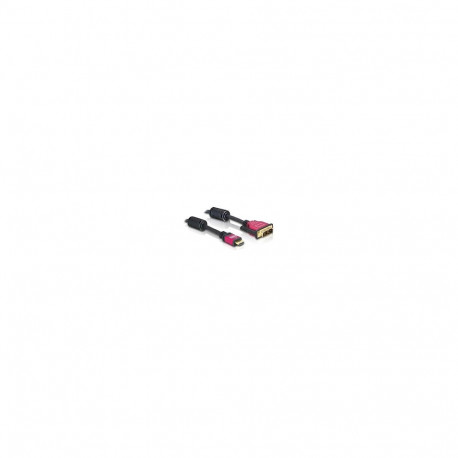 HDMI - DVI 3m kullatud Delock