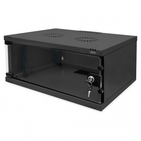 DIGITUS SOHO 4HE seinakapp 241x540x400mm must monteerimata