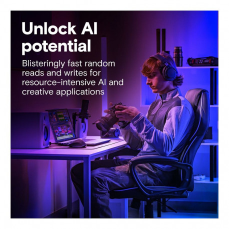 Crucial T710 4TB PCIe Gen5 NVMe M.2 2280 SSD