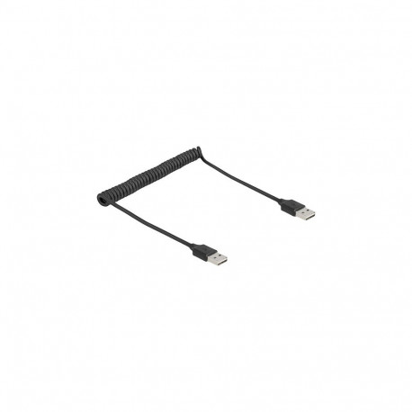 "Delock Spiralkabel EASY-USB 2.0 Typ-A Stecker zu EASY-USB"