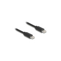 Delock USB 2.0 Type-C spiraalkaabel 0.45-0.75m