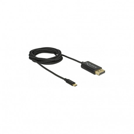 DELOCK USB kaabel Type-C - DisplayPort DP Alt Mode 4K 60Hz 2m koaksiaal
