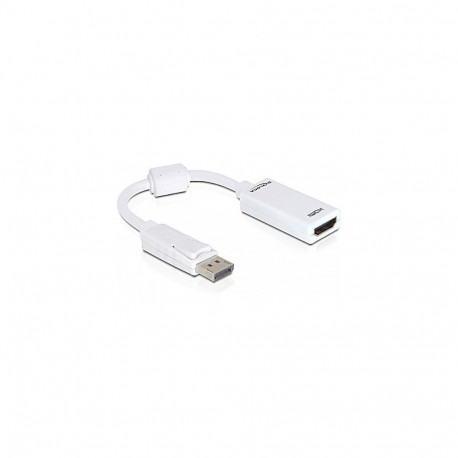 Adapter DisplayPort 1.1 pistik > HDMI pesa, passiivne, valge
