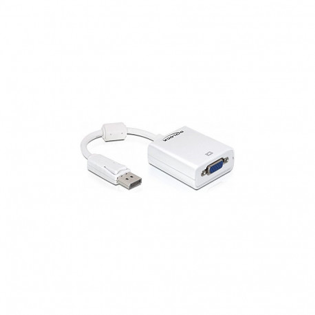 Delock DisplayPort - VGA adapter, valge