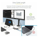 D StarTech USB-C mitme monitori adapter HDMI