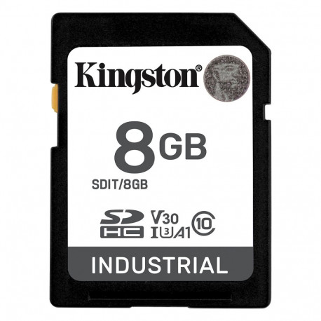 "CARD Card 8GB Kingston HC Industrial -40C to 85C retail"