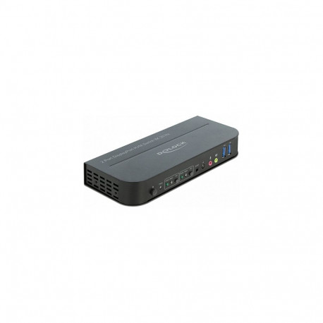 "DisplayPort 1.4 KVM Switch 8K 30 Hz mit USB 5 Gbps und Audio"