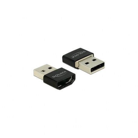 "Adapter HDMI-A Buchse > USB Typ-A Stecker schwarz"