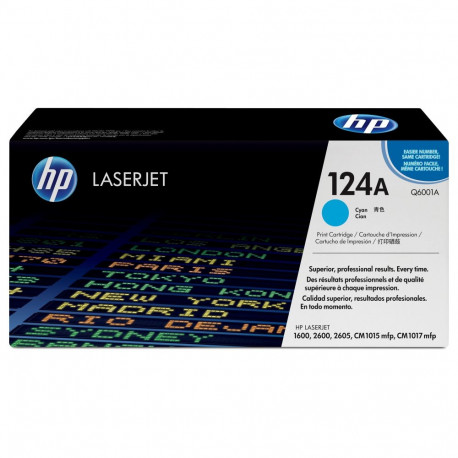 "HP Toner 124A Q6001A Cyan"
