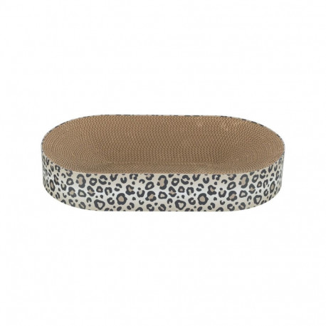 Scratching Post for Cats Trixie Leo Cream Cardboard 63 x 10 x 35 cm