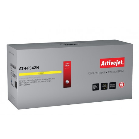 Activejet toonerkassett ATH-F542N asenduseks HP 203A/CF542A/CRG054 Supreme 1300 pages, kollane
