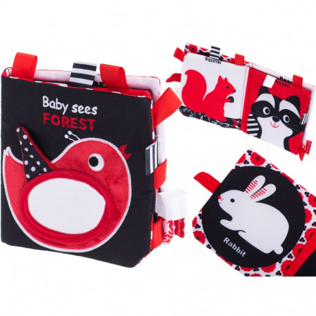 Sensory book bite markerid kontrastse metsa