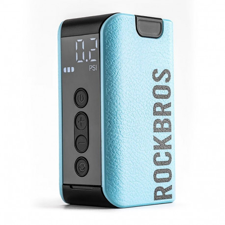 Rockbros 42520006001 Electric Pump Compressor with Digital Display for Balls / Balloons - Blue